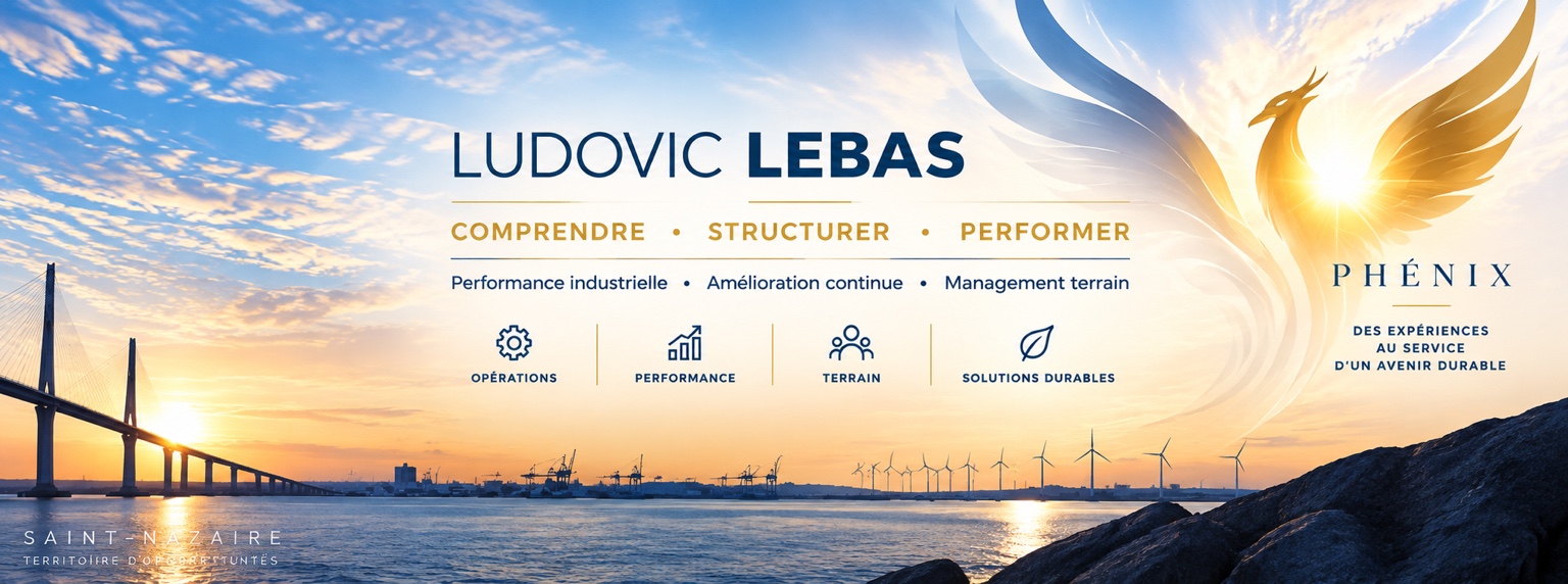 Ludovic Lebas — PHÉNIX, performance industrielle, amélioration continue et management terrain à Saint-Nazaire.
